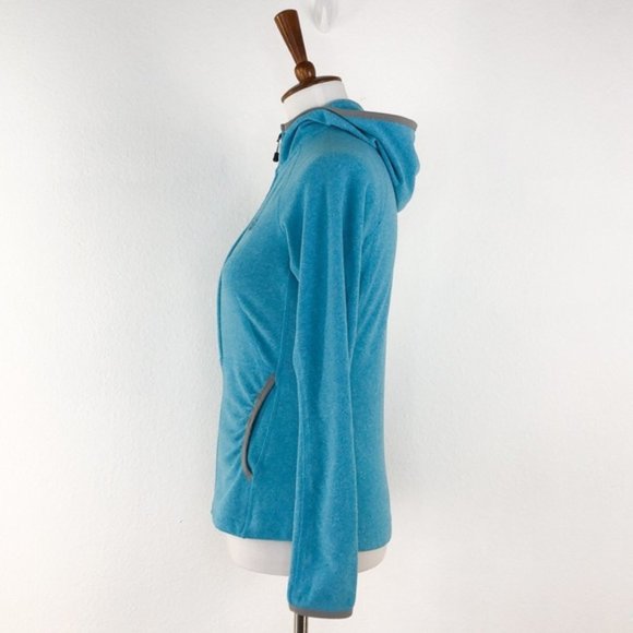 The North Face Teal Blue Zipper Front Jacket - Picture 3 of 9